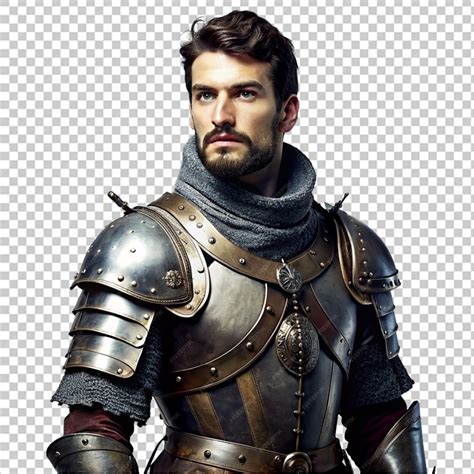 Ancient kingdom warrior armor isolated on transparent background ...