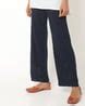 Buy Navy Blue Pants for Women by AJIO Online | Ajio.com