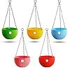 Kraft Seeds by 10CLUB Euro Hanging Planters - 5 Pcs (7 Inch, Multicolor ...