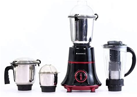 Buy Wonderchef Glory Mixer Grinder, 750 W with 4 Stainless Steel Jars ...