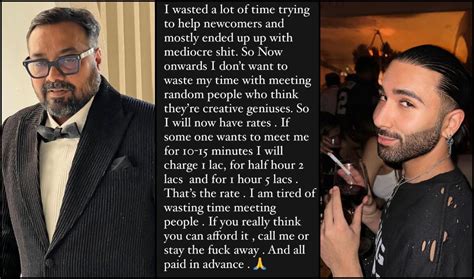 'Will charge Rs 5 lacs for 1 hour: Anurag Kashyap shares rate card ...