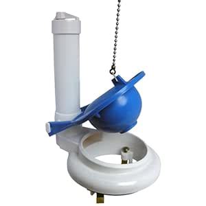LASCO 04-2353 Replacement Flush Valve for 1-Piece Toilets with Flapper ...