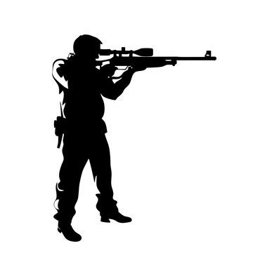A man in a military uniform is holding a rifle | Premium AI-generated ...