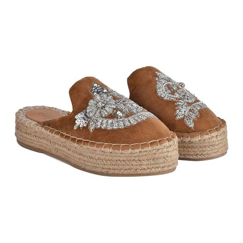 Ottoman Tan Espadrilles Platforms-PariPari Life