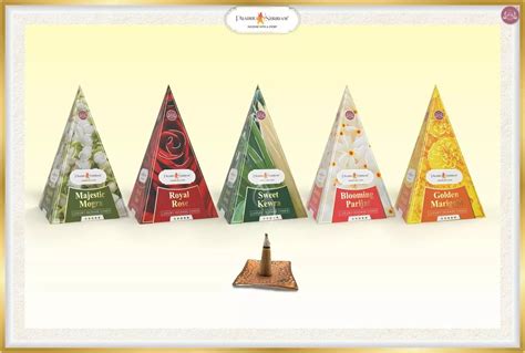 The Flower Pyramid Incense Cone Collection: A Divine Symphony of Fragr ...