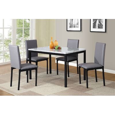 Gray Faux leather Dining Room Sets at Lowes.com