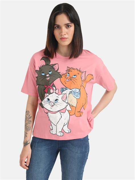 Aristocats Disney Printed T-Shirt With Sequin Work – KAZO