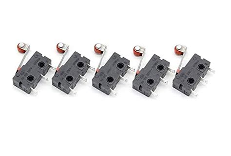 ERH India (5 Pcs) Limit Switch 220v AC with Roller Lever 3 Pin ...