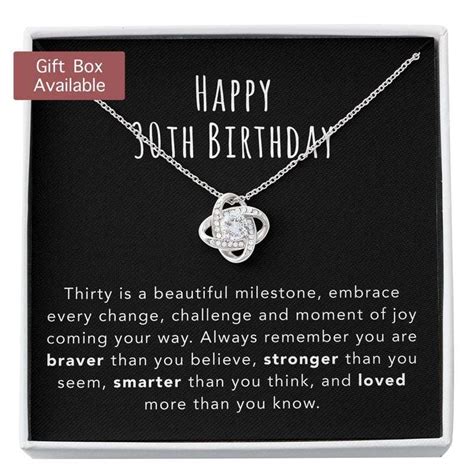 Wife Necklace, 30Th Birthday Necklace Gift For Women, 30Th Birthday ...