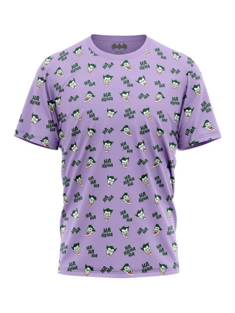 Joker Face Pattern Pattern T-shirt | Official Joker Merchandise | Redwolf