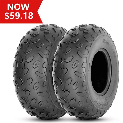 19x7-8 ATV UTV Tires 19x7x8 Directional Tread 4PR Front Tires for All ...
