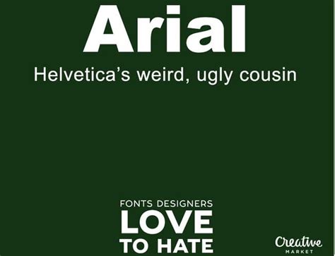 11 Fonts That Designers Love To Hate