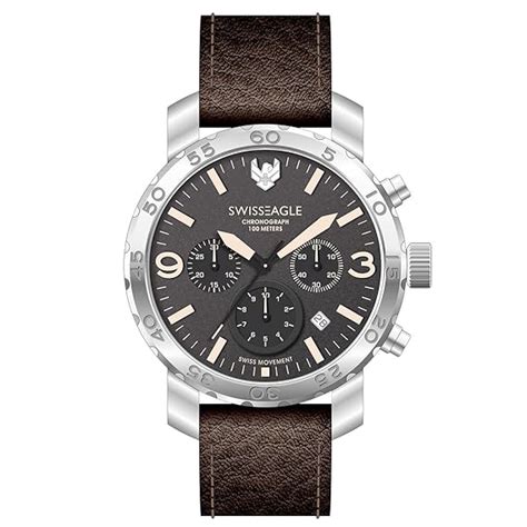 Buy Swiss Eagle Analog Black Dial Men's Watch-SE-9102-01 Online at Low ...