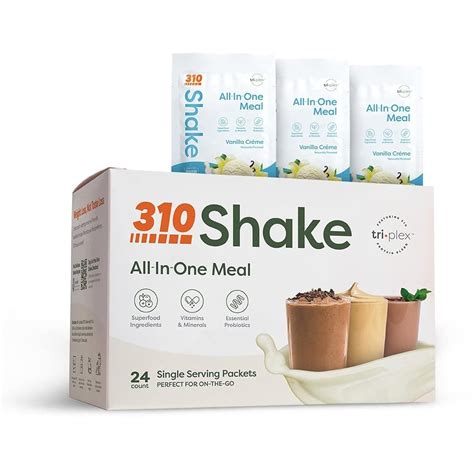 Buy 310 Nutrition – All-In-One Meal Replacement Shake - New Formula ...