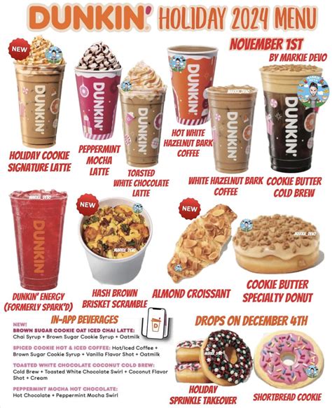 Dunkin Holiday Drinks - Check out the Menu and Date for 2024!