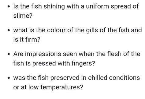 what questions will you ask to ascertain the precious of fish - Brainly.in
