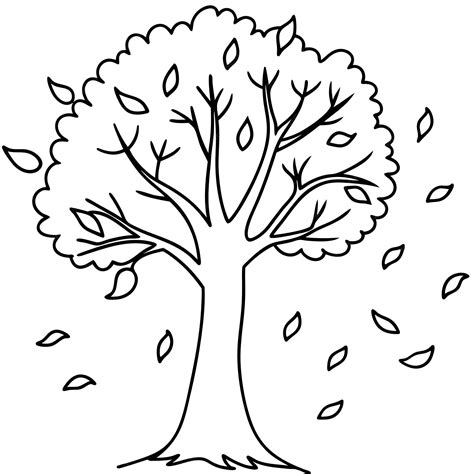 Image result for Fall Tree Drawing