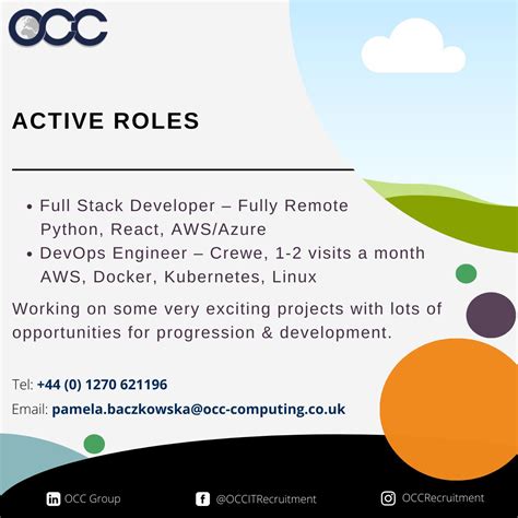 Pam has some exciting opportunities at the moment with lots of progression & development ...