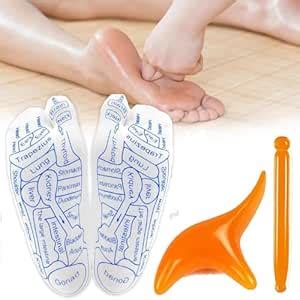 AMENDAS Reflexology Socks With Trigger Point Massage Tool,Foot Pain ...