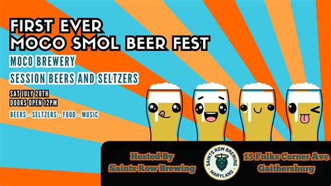 MoCo Smol Beer Fest, 15 Fulks Corner Avenue, Gaithersburg, MD, United ...