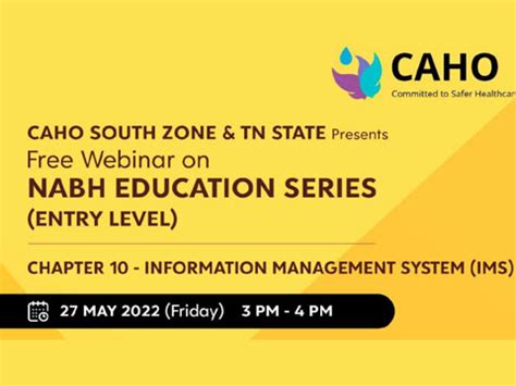 Webinars | CAHO