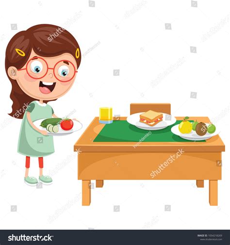 Set Table Cartoon 的图像结果