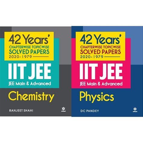 Buy 42 Years Chapterwise Topicwise Solved Papers (2020-1979) IIT JEE ...