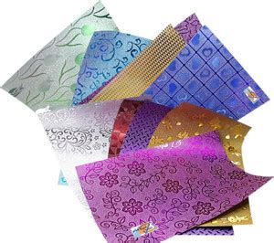 MAJESTIC BASKET A4 Multicolor Self Adhesive Sparkling Designer Sticker ...