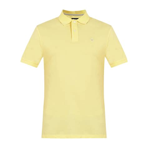 Buy Men Yellow Solid Polo Polos Online - 864785 | The Collective