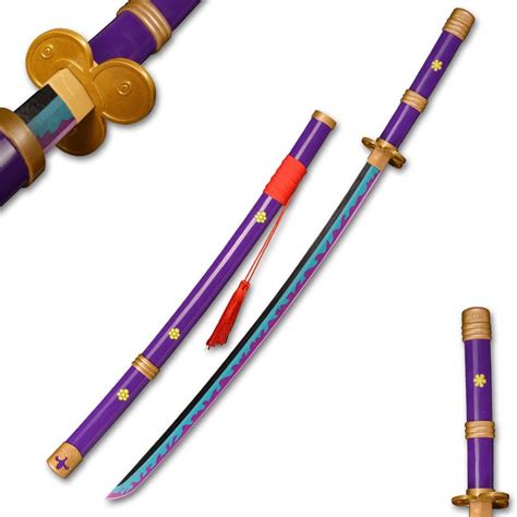 Buy Roronoa Zoro Anime Samurai Cosplay :Yama Enma,Purple,Bamboo Blade ...