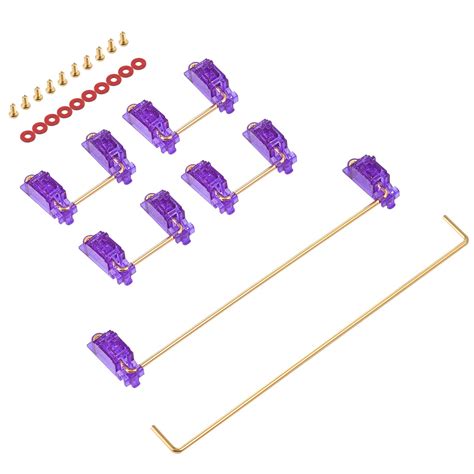 Buy DUROCK V2 PCB Screw in Stabilizers, Game Boy Purple GBP Keyboard ...