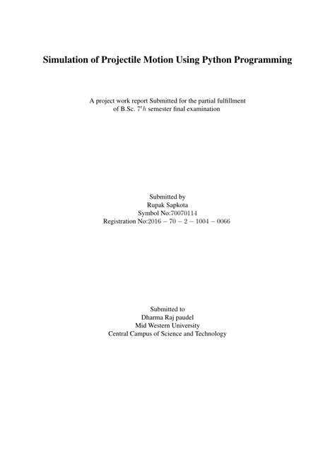 Image result for Projectile Simulation Python