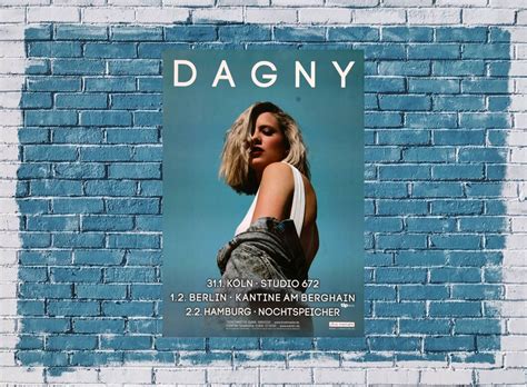Dagny - Wearing Nothing , Köln 2017 - Konzertplakat, 22,90