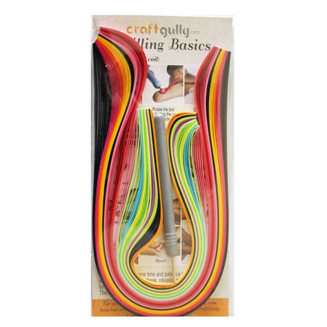 CraftGully Quilling Starter Kit, DIY Craft Kit for Kids and Adults ...