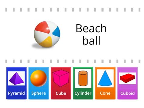 MA 3D shapes & Real life objects - Find the match