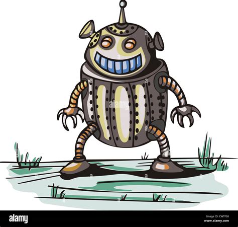 Alien Robot Cartoon PNG 的图像结果