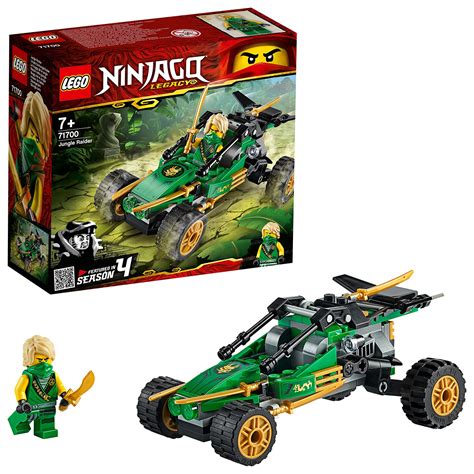 LEGO 71700 NINJAGO Legacy Jungle Raider Car with Lloyd Minifigure ...