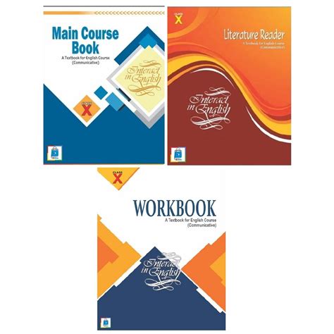 Interact in English Literature + Main Course Book (MCB) + Workbook For ...
