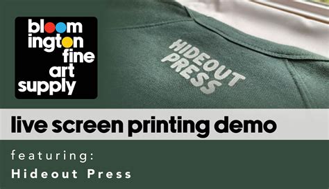 Image result for Screen Printing Demo