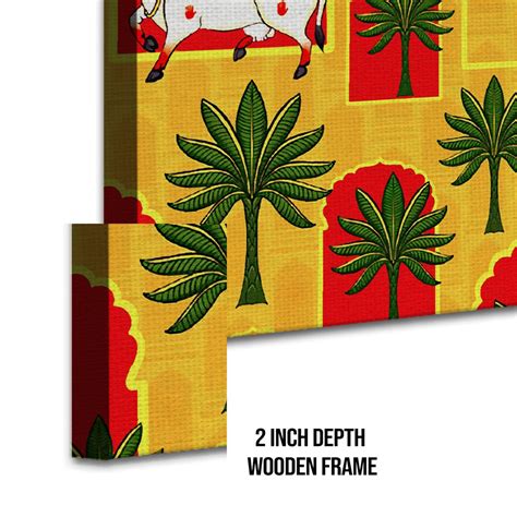 Indian Traditional Pichwai Wall Art Canvas - Perfect for Home Décor ...