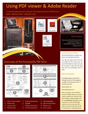 Fillable Online Tutorial PrecisionRx PDF form. How to save the ...