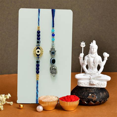Buy CraftVatika Rakhi Gift for brother with Shiva idol Showpiece- Rakhi ...