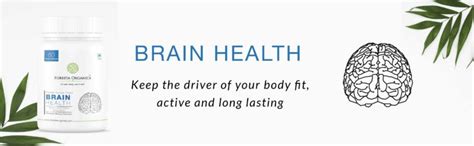 Foresta Organics Brain Health with Brahmi, Shankhpushpi & Gingko Biloba ...