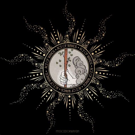 Ace of Wands - Mystic Doorway - ace of wands tarot