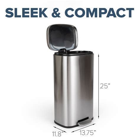 Farberware Stainless Steel Step On Trash Cans – Farberware Goods