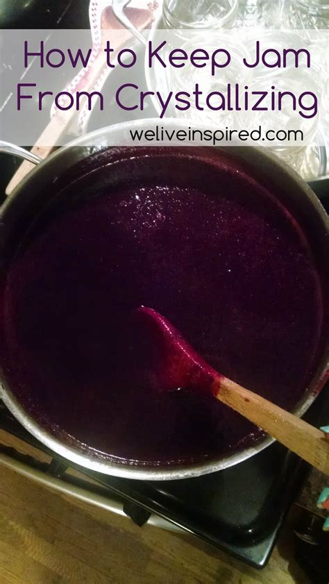 Canning Tip-How to Keep Your Jam or Jelly From Crystallizing!