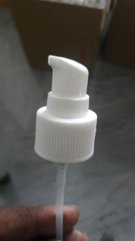 20mm cream pump white
