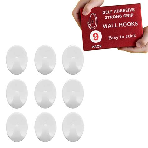 Self Adhesive Hooks for Kitchen Walls Door - Smiley Wall Stick Hooks ...