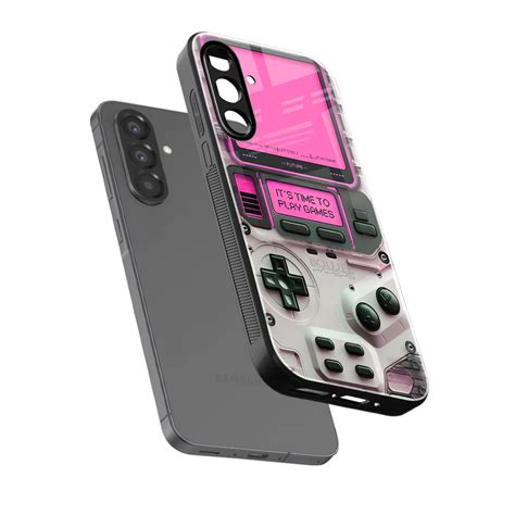 Gameboy Pink Phone Case for Samsung Galaxy A26 5G | Glass Case – Boujee