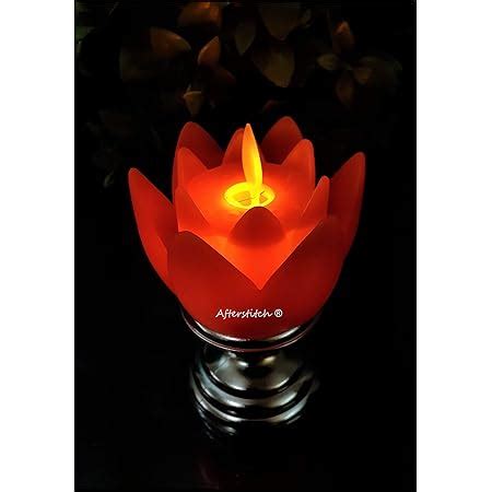 AFTERSTITCH Dancing Flame led Candles Artificial led Tea Lights for ...
